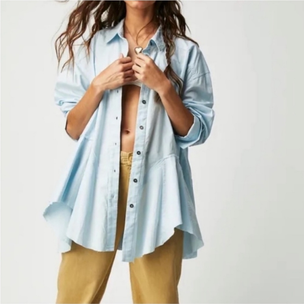 #226- We The Free Freya Poplin Tunic Top ~ NWOT